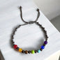 Chakra Beaded Handmade Multicolors Rope Braided Bracelet