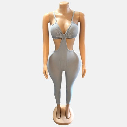 Mono azul claro sin mangas pequeño para mujer