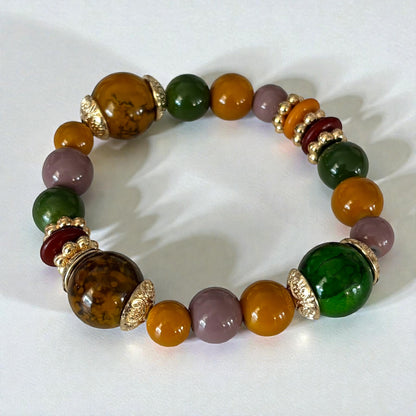 Crystal Beads 4 Piece Bracelet Set