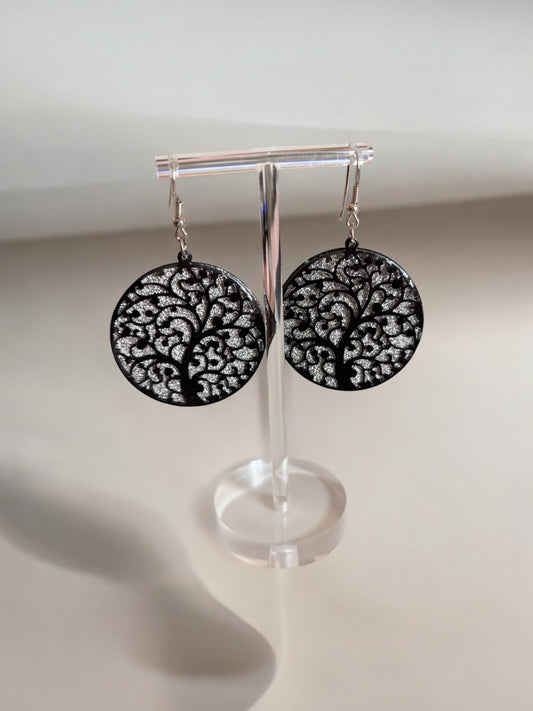 Vintage Style Tree Branch Earrings