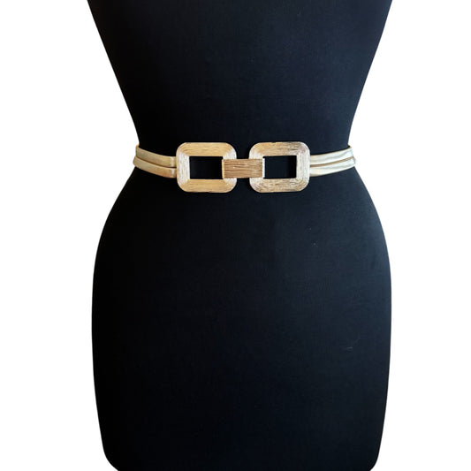 Elegant Geometric Chain Belt