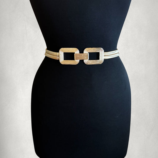Elegant Geometric Chain Belt