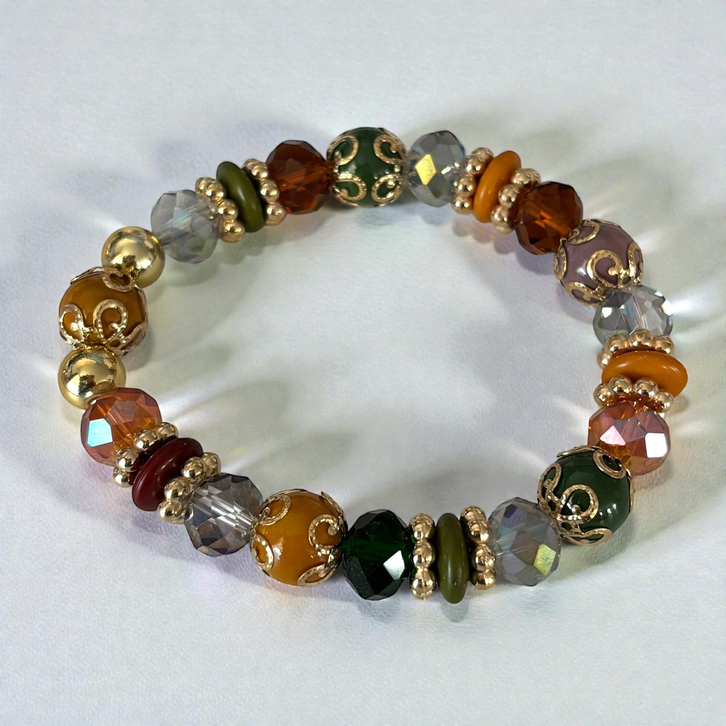 Crystal Beads 4 Piece Bracelet Set