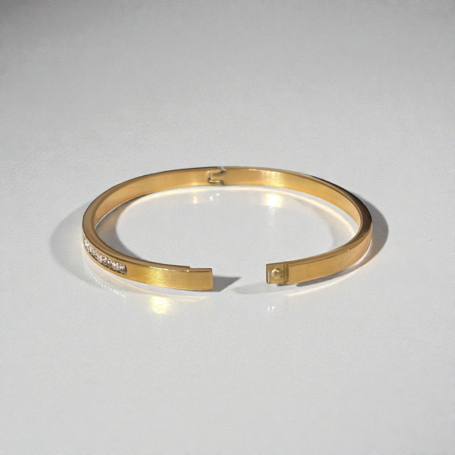 Titanium Steel Bangle Bracelet