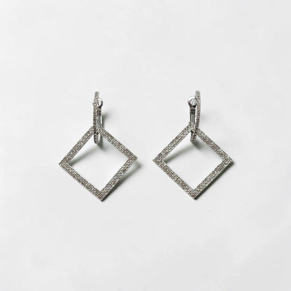 Square Dangle Night Out Earring