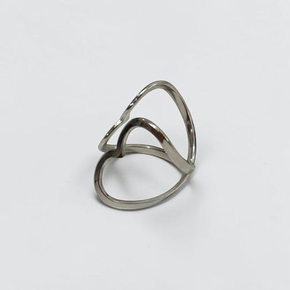 Heart Shape Adjustable Ring