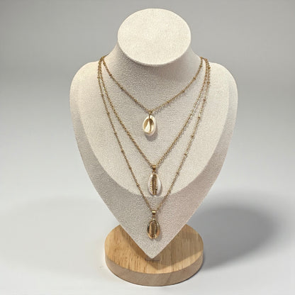 Multilayer Shells Necklace