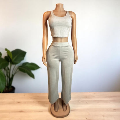 Conjunto gris de 2 piezas