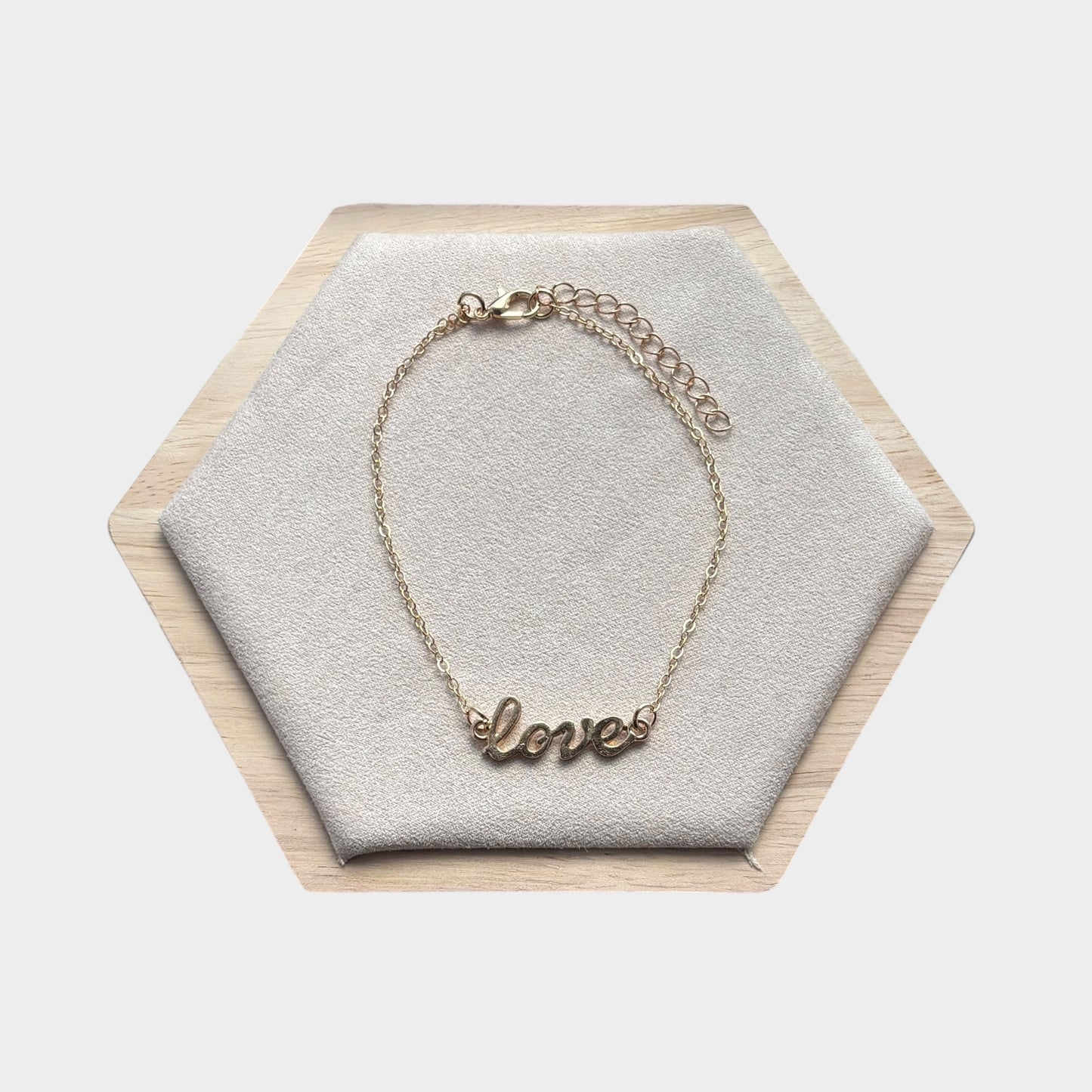 Love Charm Gold Anklet