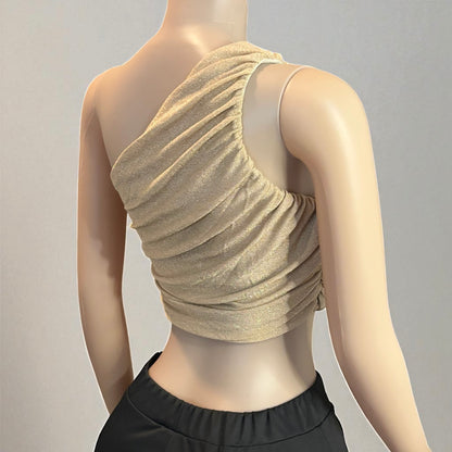 One Side Shoulder Night Out Blouse