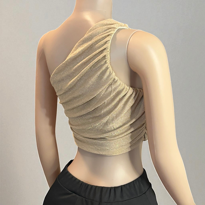 One Side Shoulder Night Out Blouse