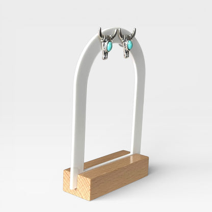 Turquoise Longhorn Studs