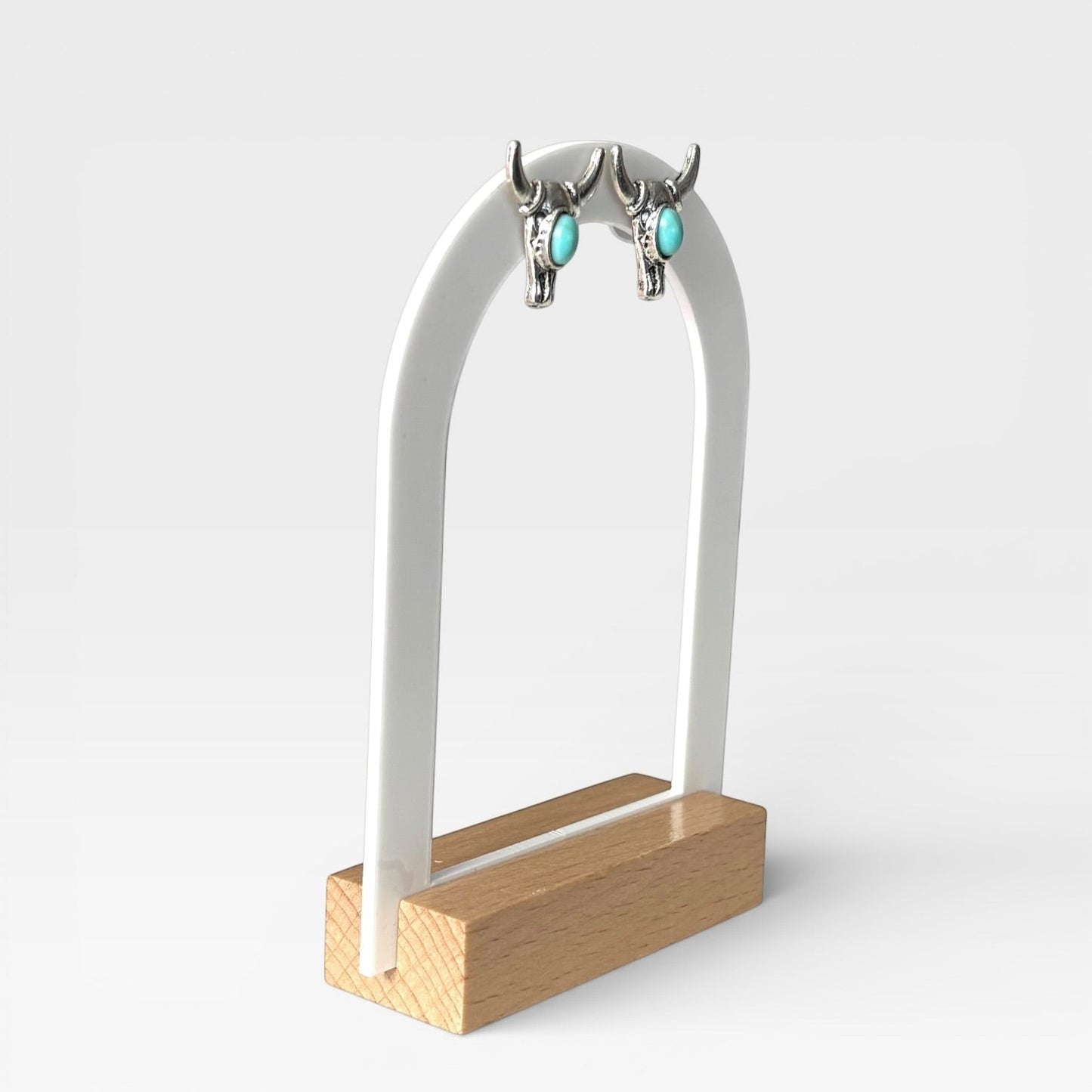 Turquoise Longhorn Studs