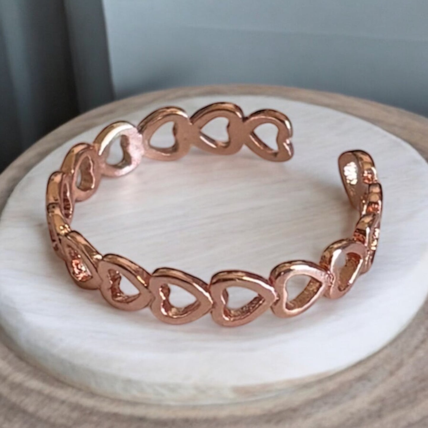 Heart Shape Adjustable Open Ring