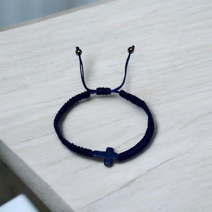 Braided Cross Adjustable Bracelet