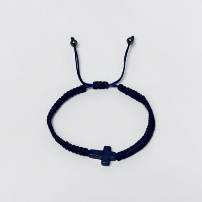 Braided Cross Adjustable Bracelet