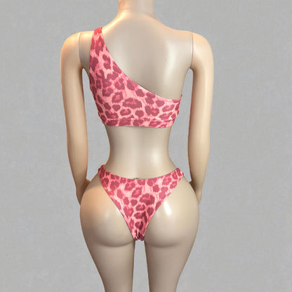 One Side Shoulder Women Bikini