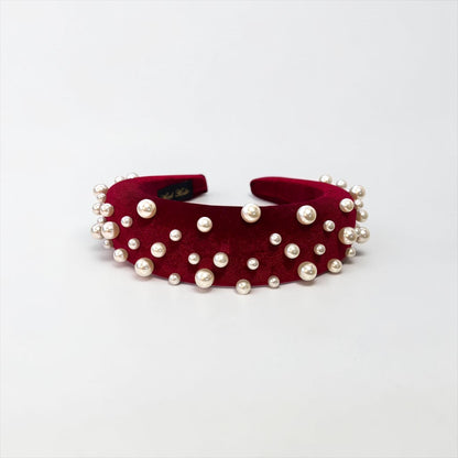 Women Elegant Pearls Headband