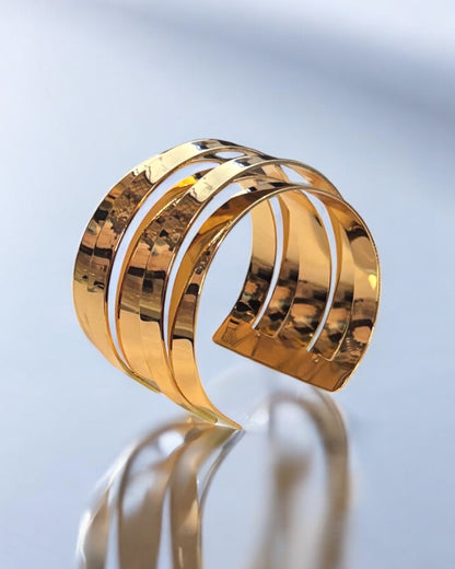 Solid Wide Women Cuff Bracelet