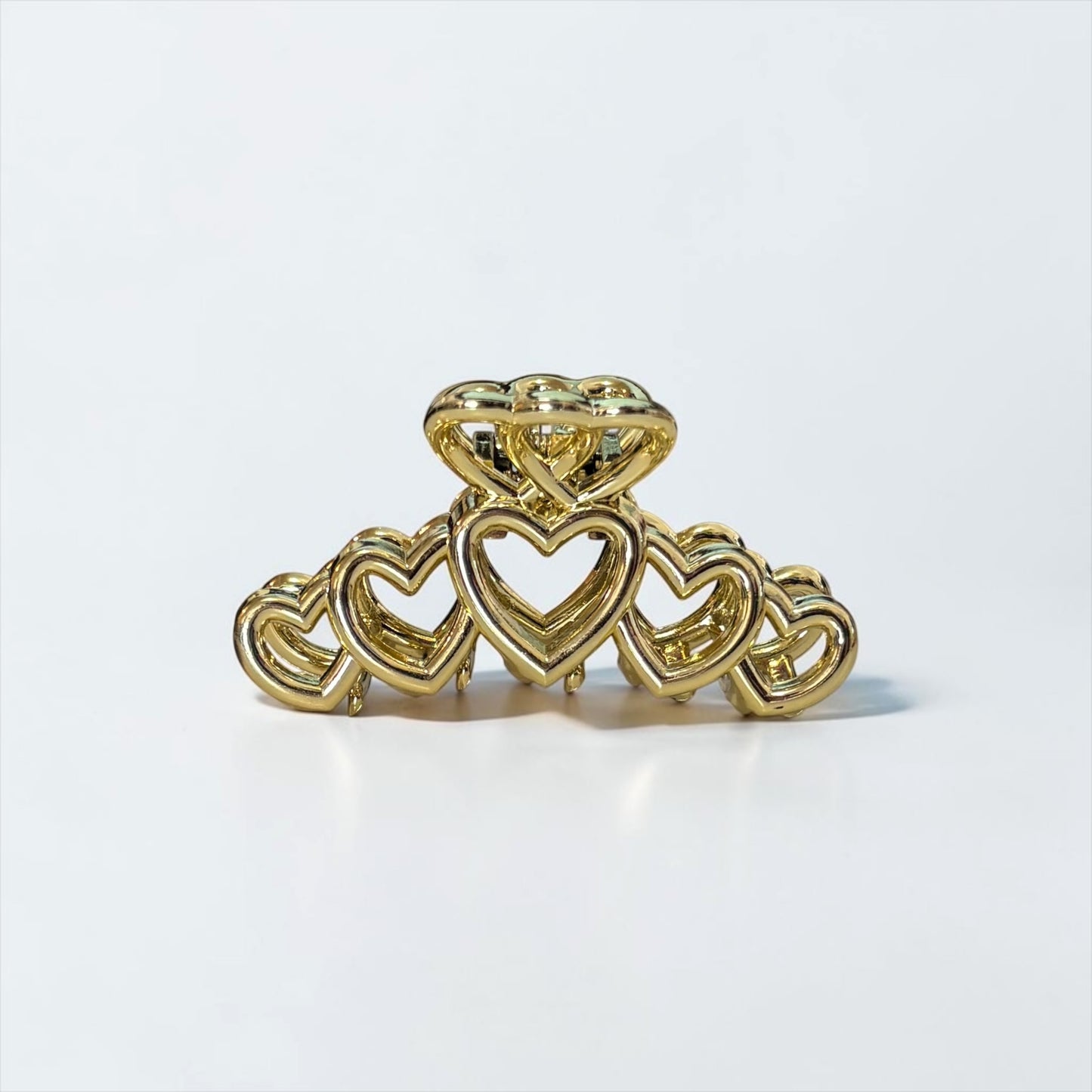 Gold Heart Hair Clip