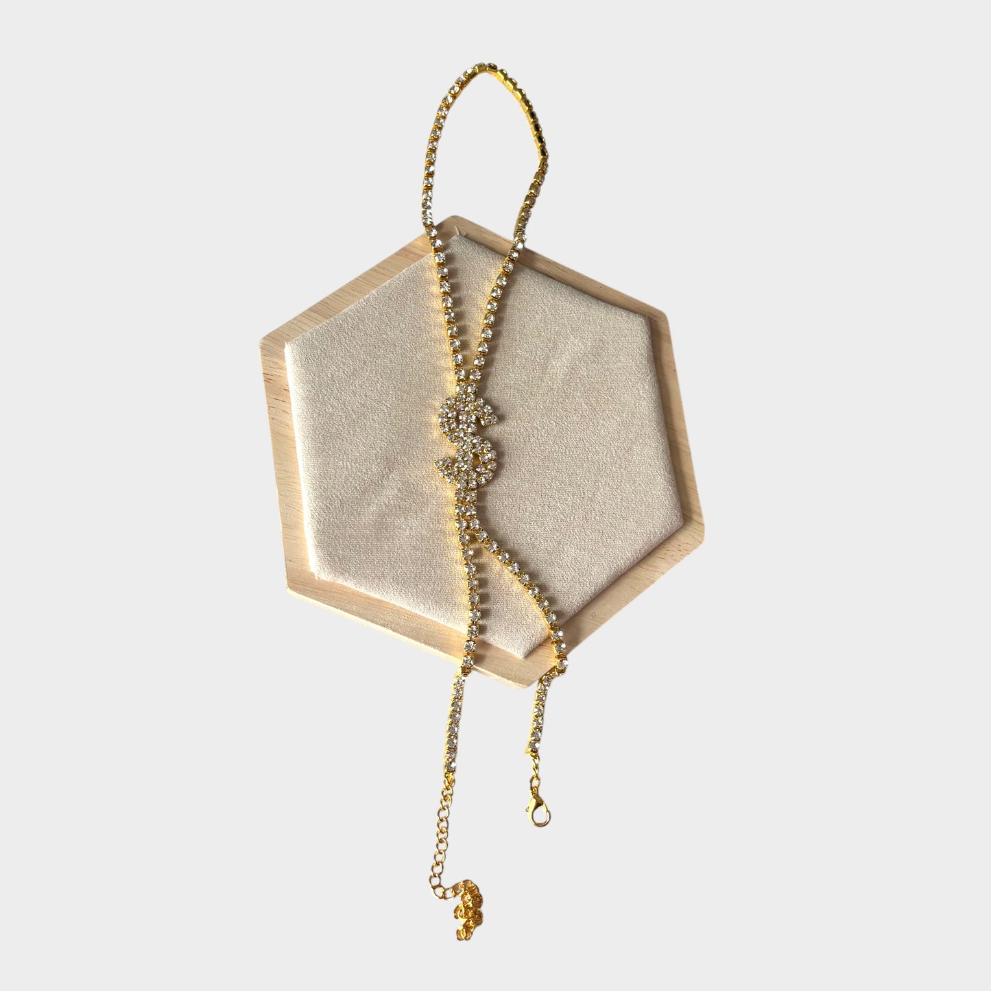 Dollar Sign Gold Anklet