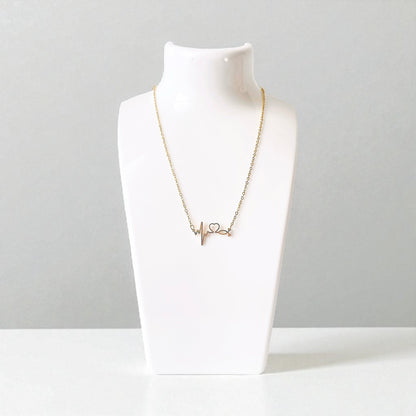 Stethoscope Heartbeat Necklace