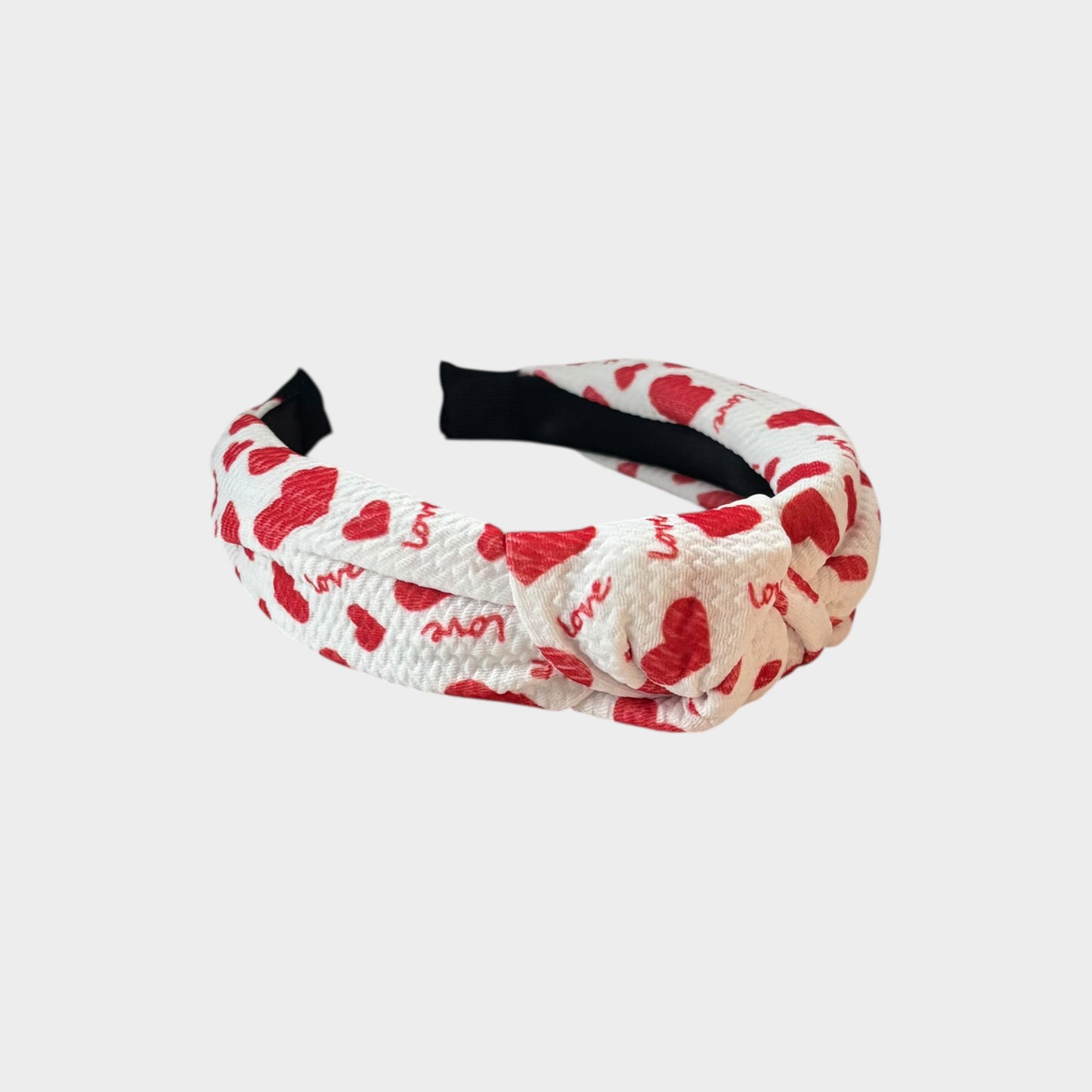 Love Script Heart Band