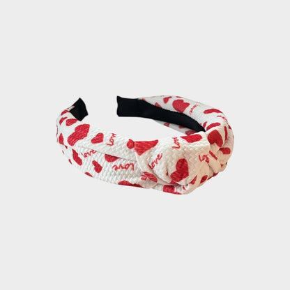 Love Script Heart Band