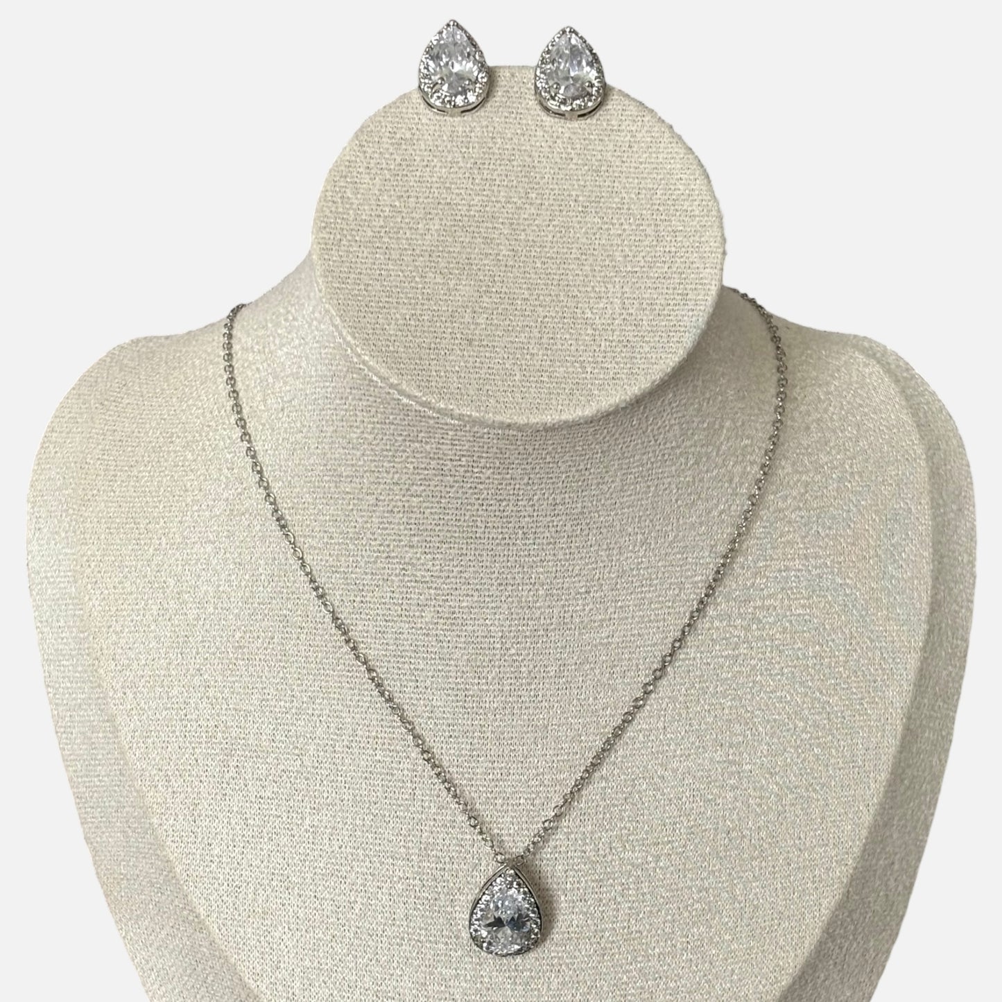 Conjunto de joyas de cristal de lujo