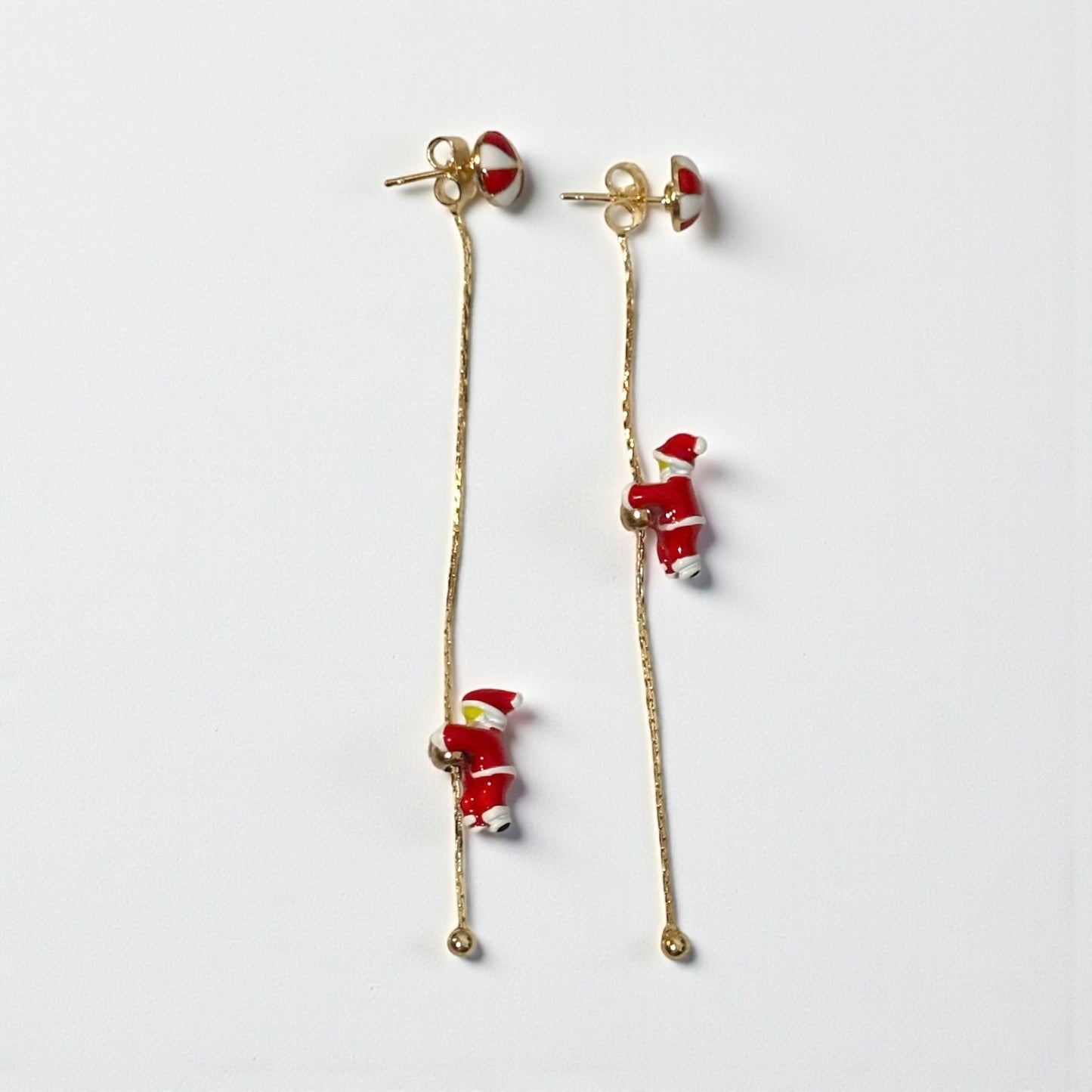Santa Claus Dangle Long Earring