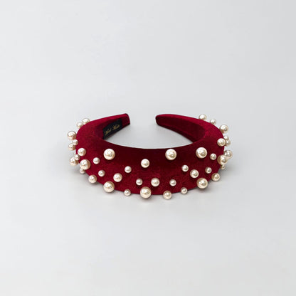Women Elegant Pearls Headband