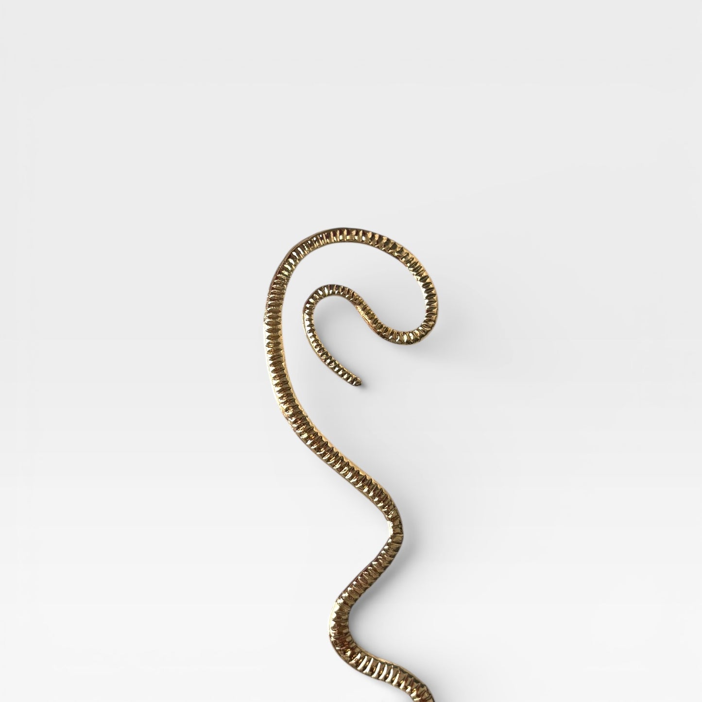 Snake Metal Gold 1 Piece Ear Clip