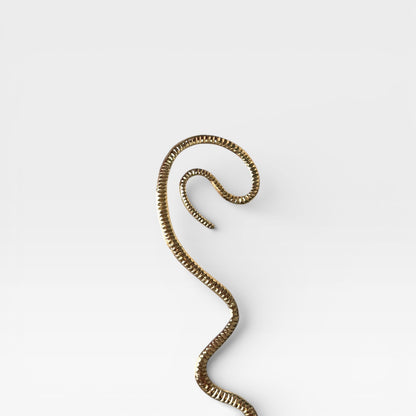 Snake Metal Gold 1 Piece Ear Clip