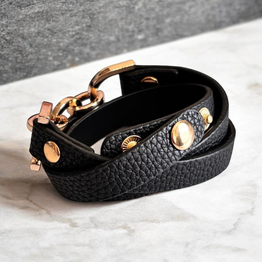 Vintage Multilayer Charm Wrap Leather Bracelet