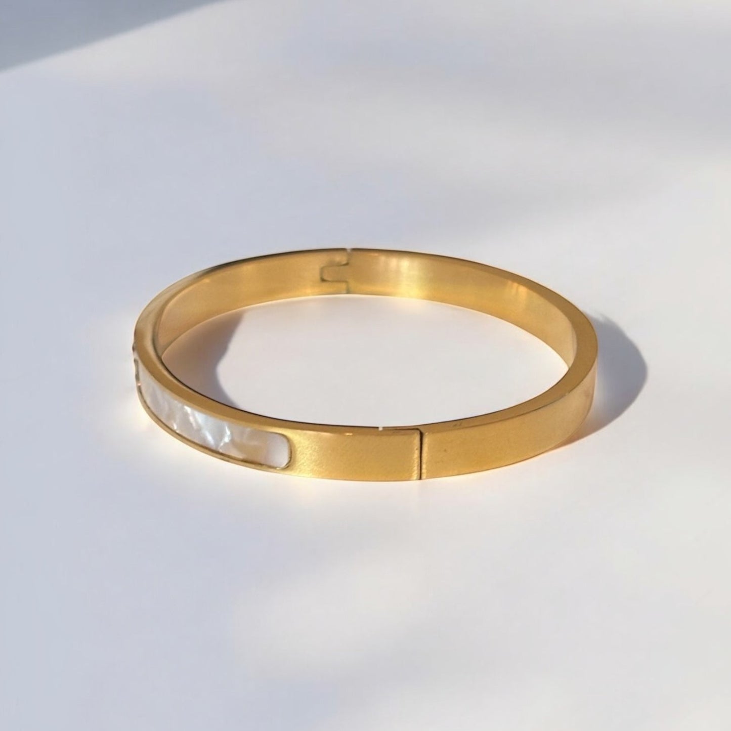 Luxurious Titanium Steel Bangle Bracelet