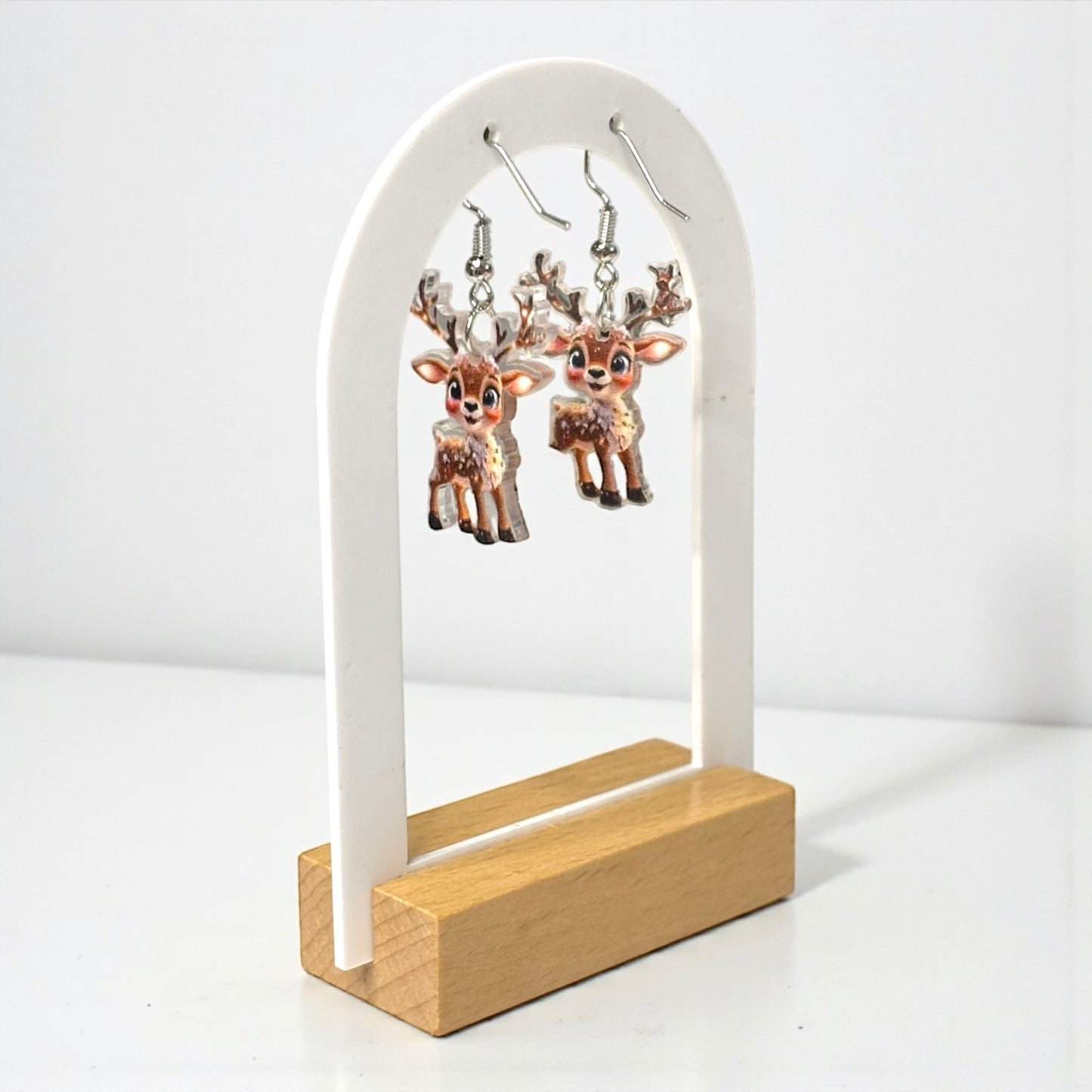 Small Elk Acrylic Earring