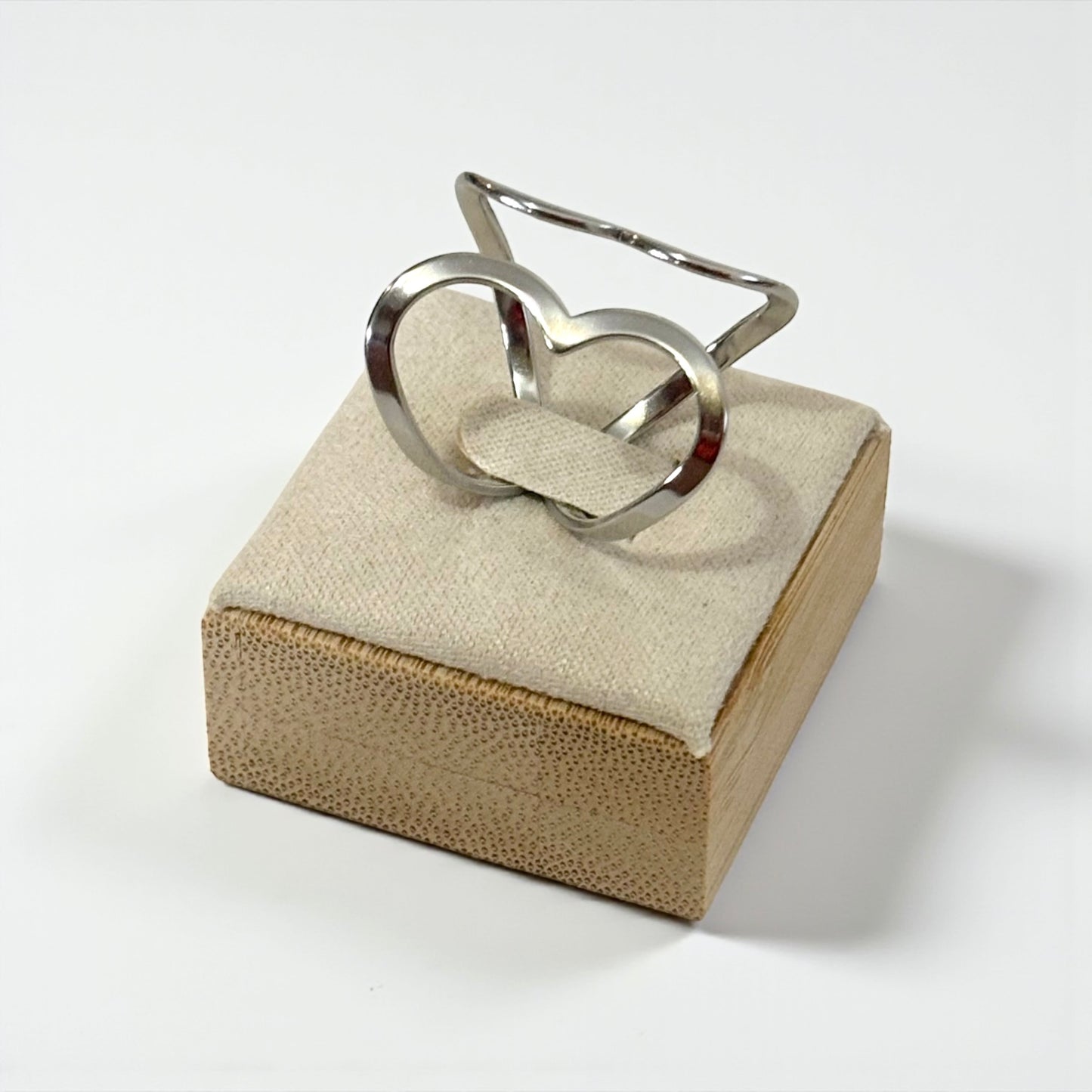 Heart Shape Adjustable Ring