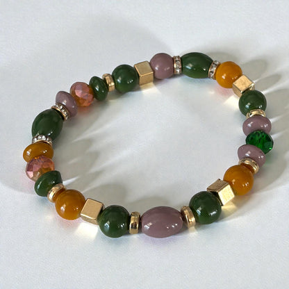 Crystal Beads 4 Piece Bracelet Set