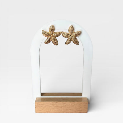 Starfish Gold Stud Earring