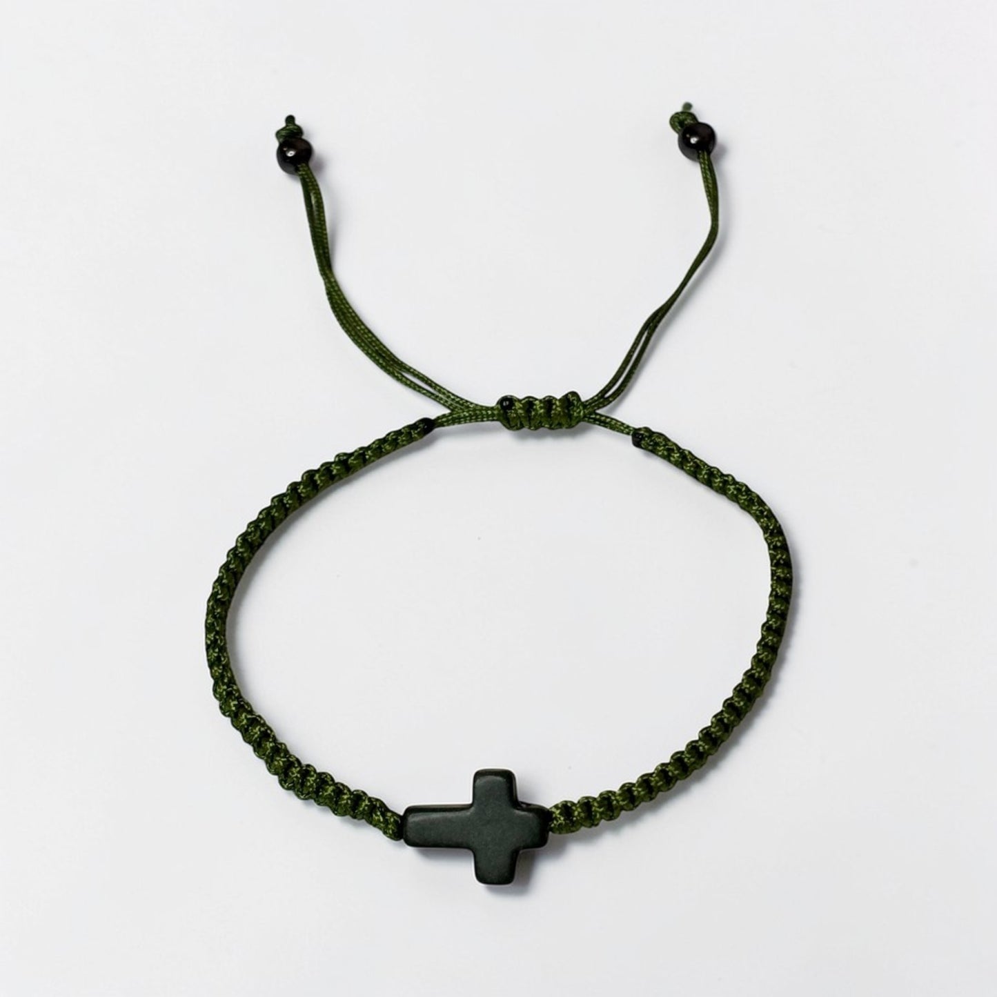 Braided Cross Adjustable Bracelet