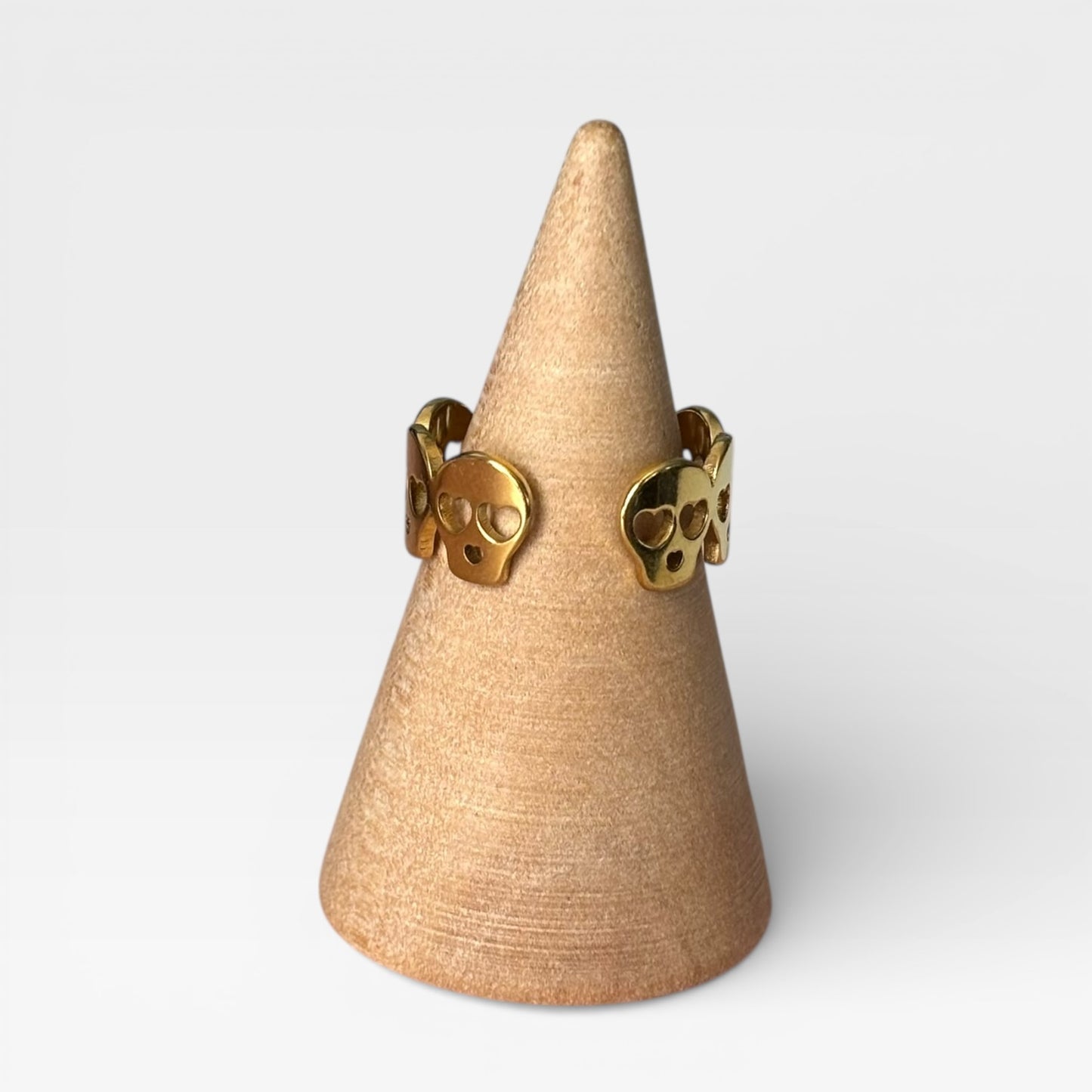 Waterproof Adjustable Skull Ring