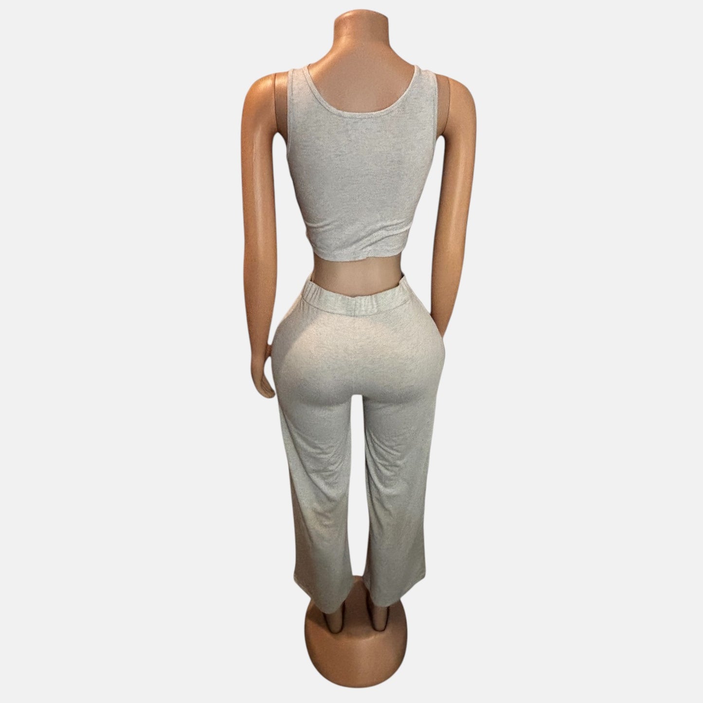 Conjunto gris de 2 piezas