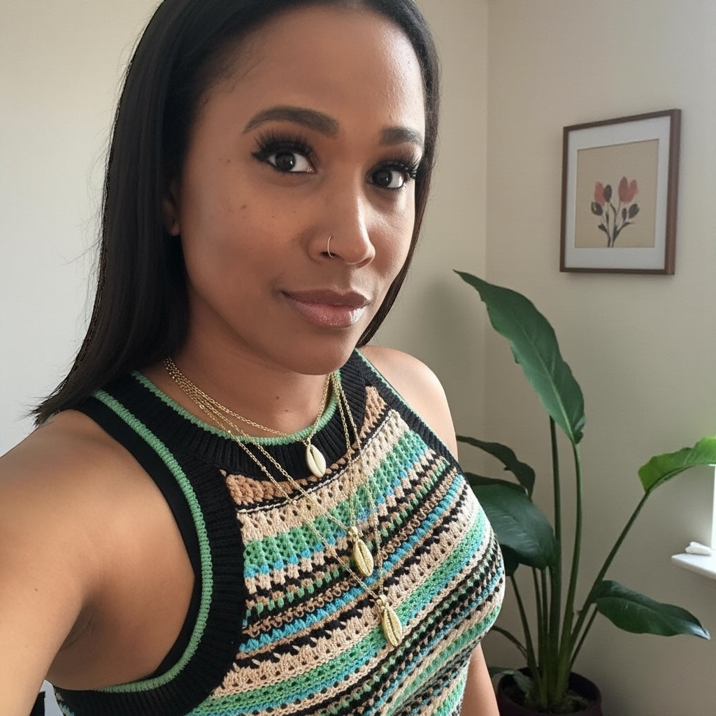 Multilayer Shells Necklace