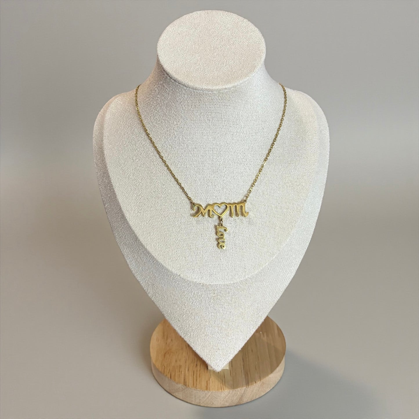 Stainless Steel Mom Necklace