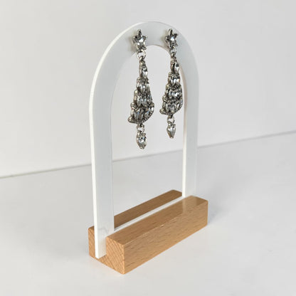 Rhinestone Christmas Tree Dangle Earring