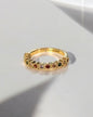 Colorful Adjustable Gold Ring