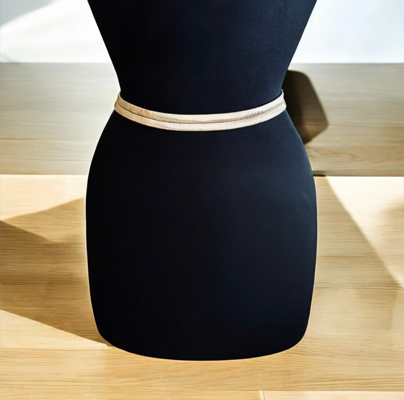 Elegant Geometric Chain Belt