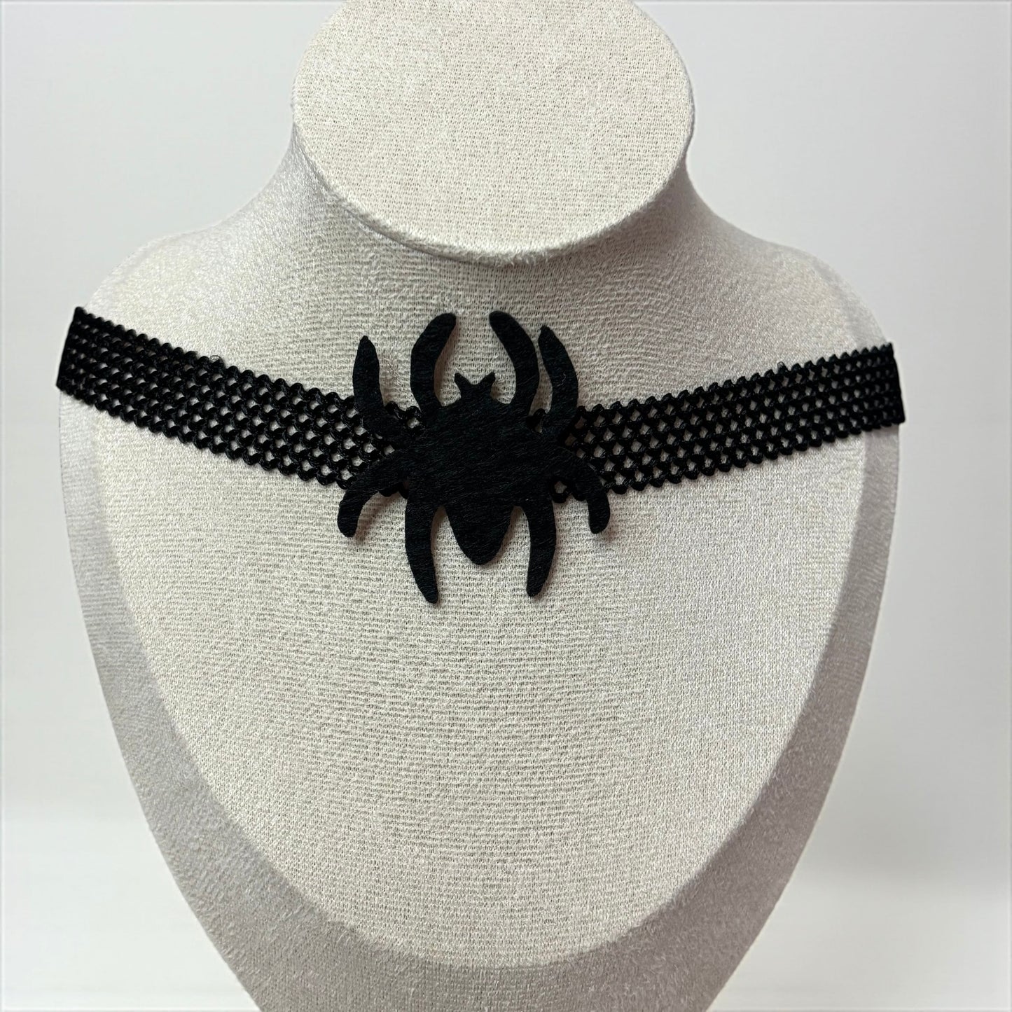 Gothic Spider Cloth Stretchable Choker