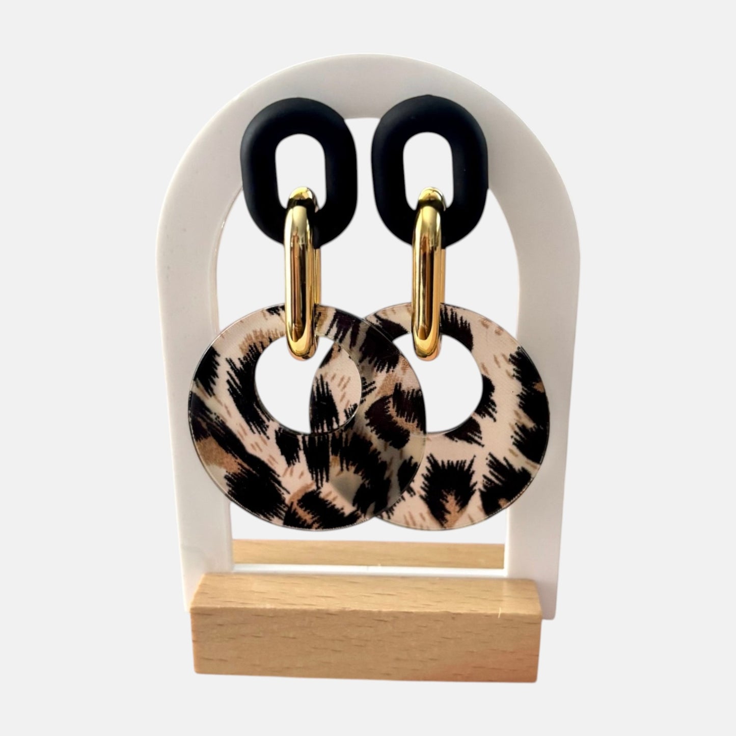 Leopard Print Light Weight Earring