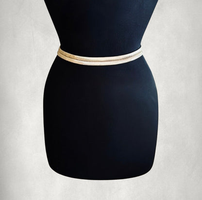 Elegant Geometric Chain Belt
